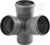 Czwórnik HT dwupłaszczyznowy 110x110x110x110/67 popiel sanitarny 3018762